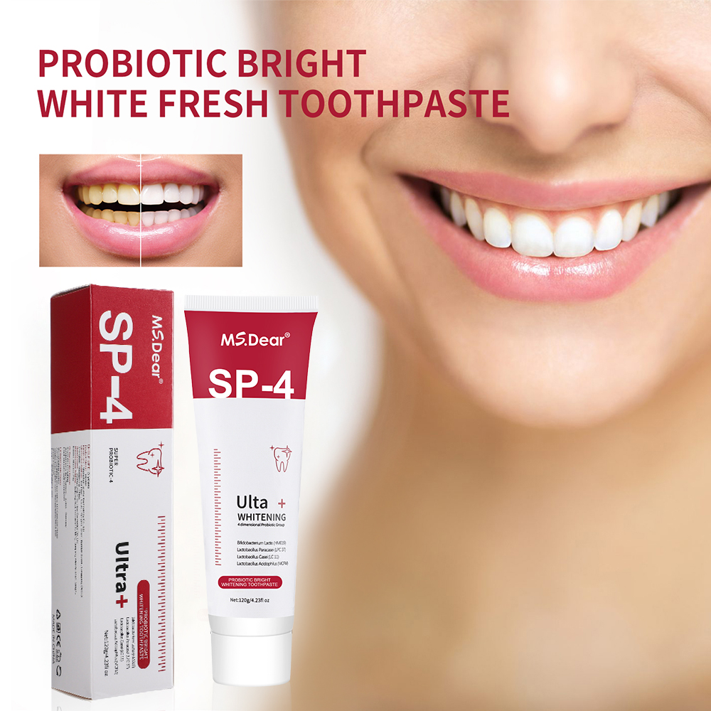 Teeth Whitening Enzymes - SP-4 probiótico branqueamento creme dental clareamento