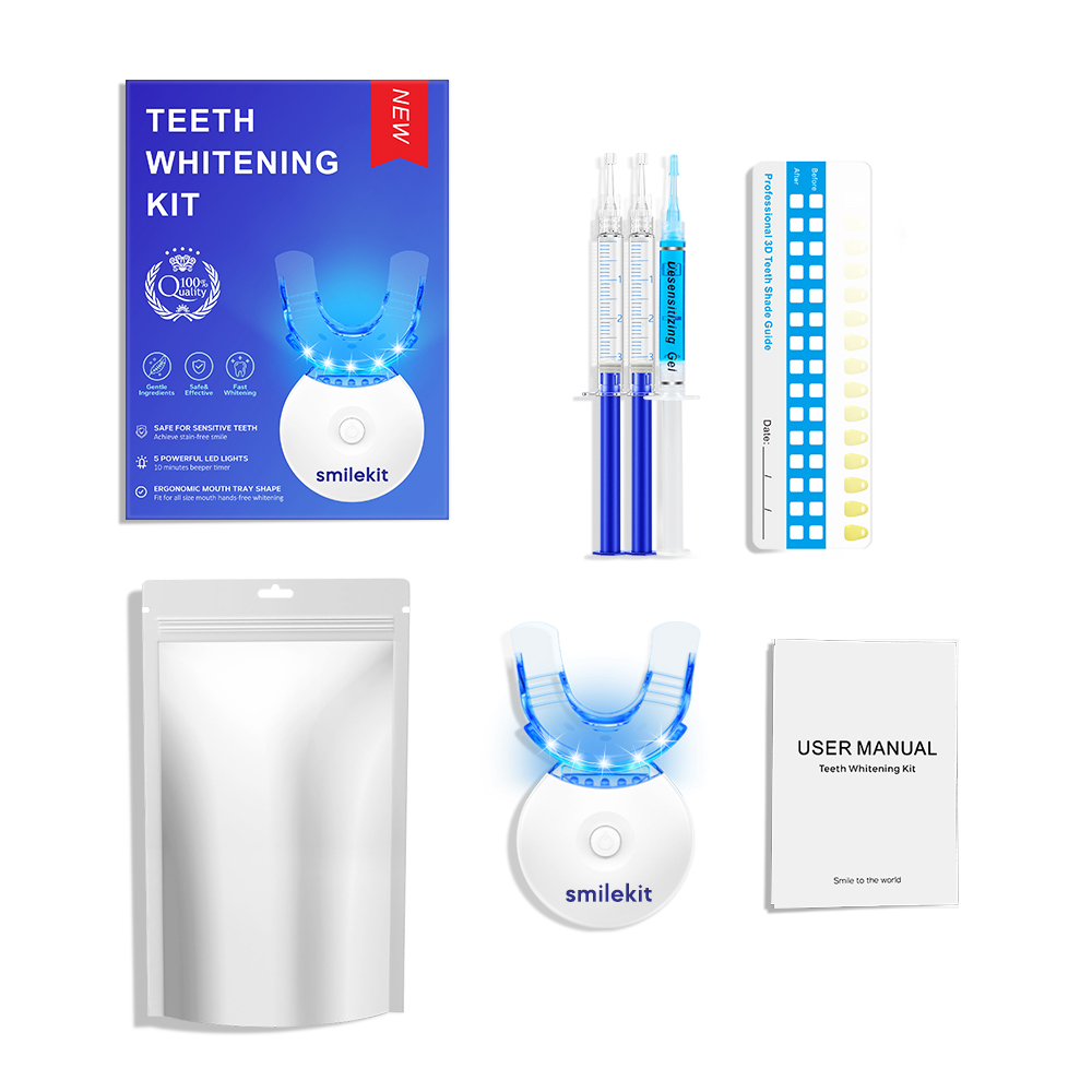Teeth Whitening Mouthwash - Kit de clareamento dental - 5X
