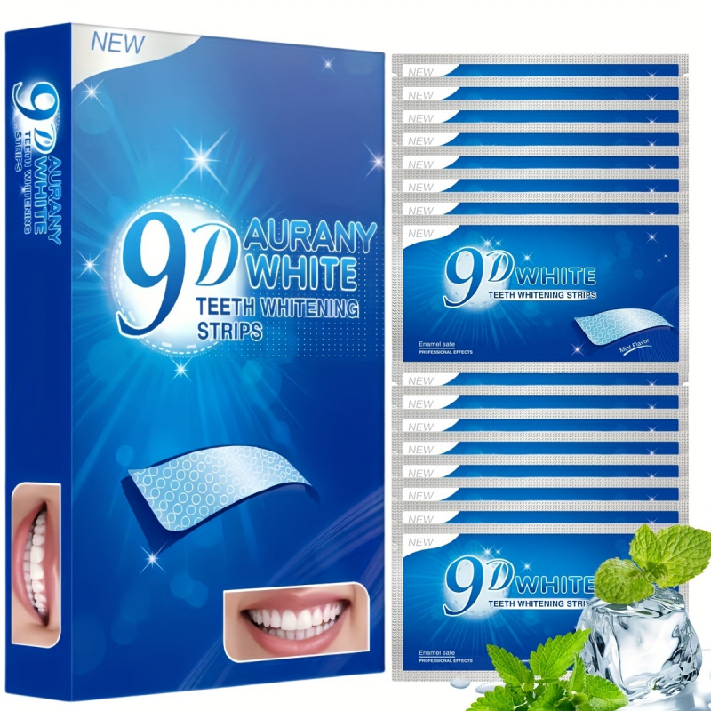 Teeth Whitening Remedies - 21 pares de tiras de clareamento