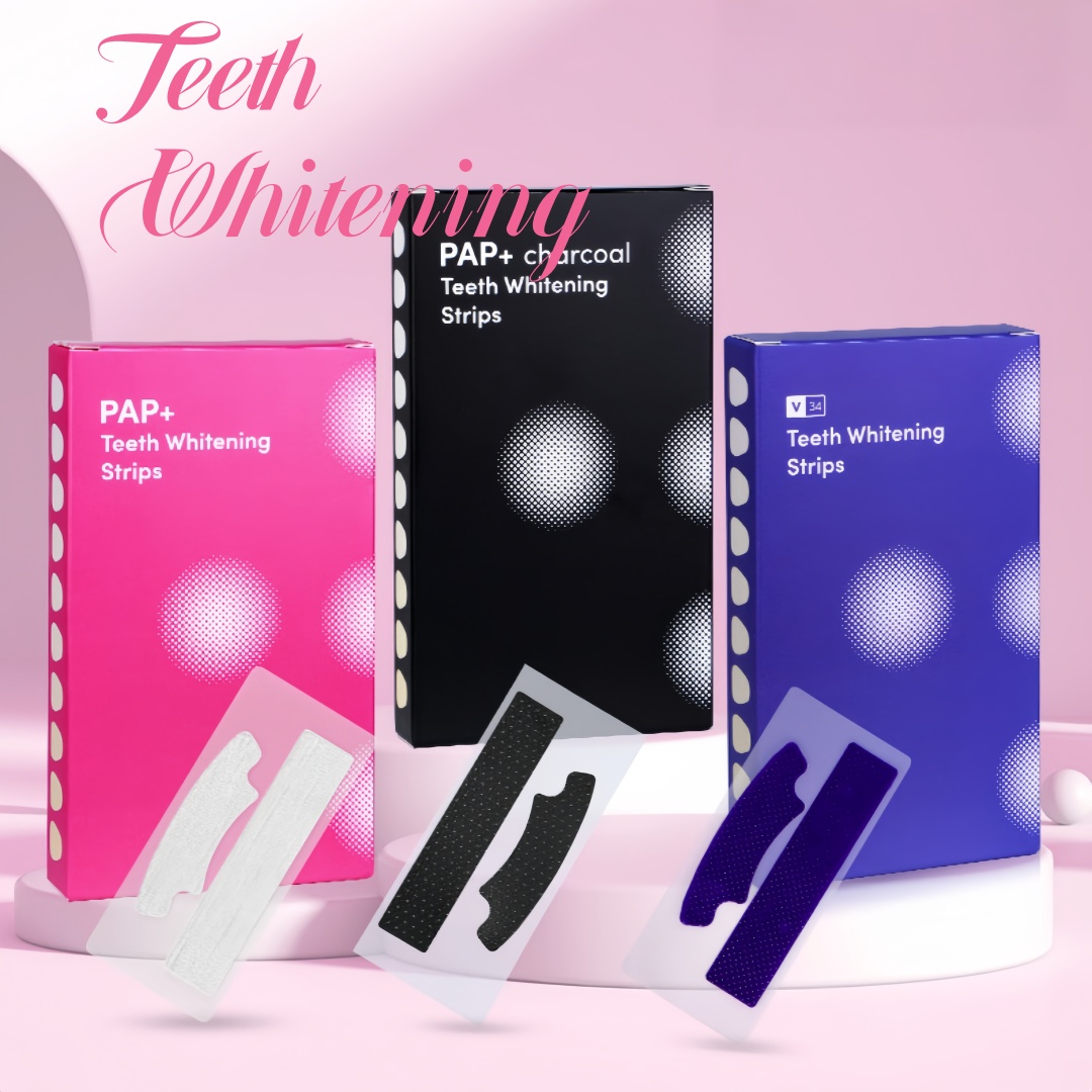 Teeth Whitening Enzymes - 14 tiras de clareamento dental para