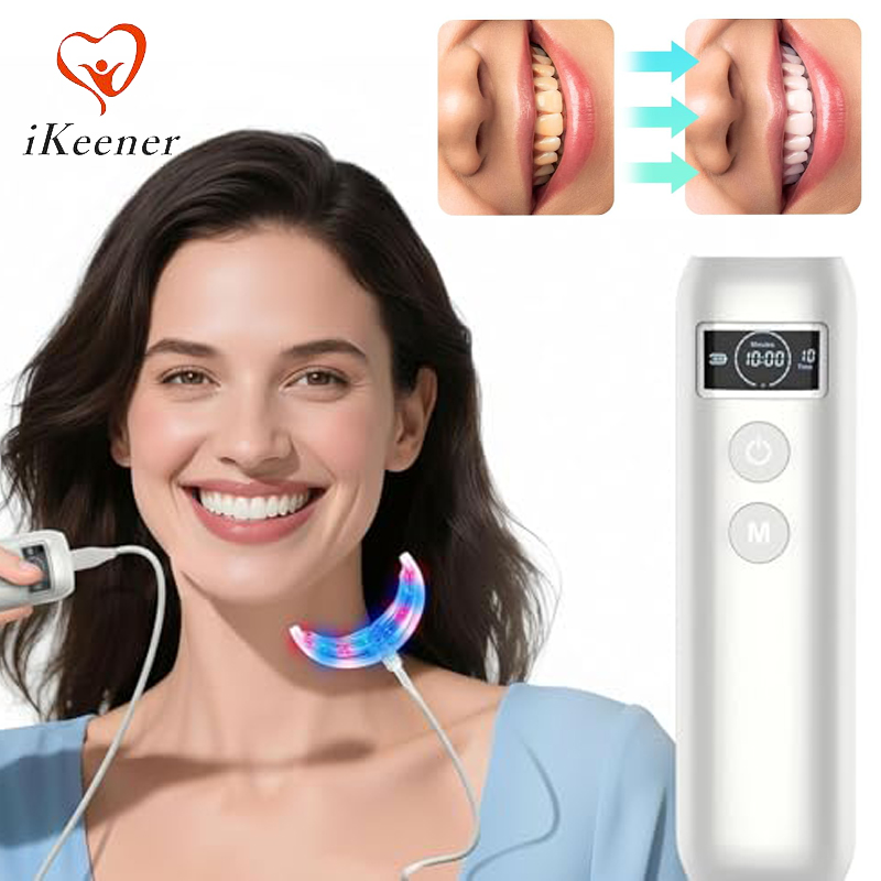 Teeth Whitening With Blue Light - Acelerador de Clareamento Dental com 16