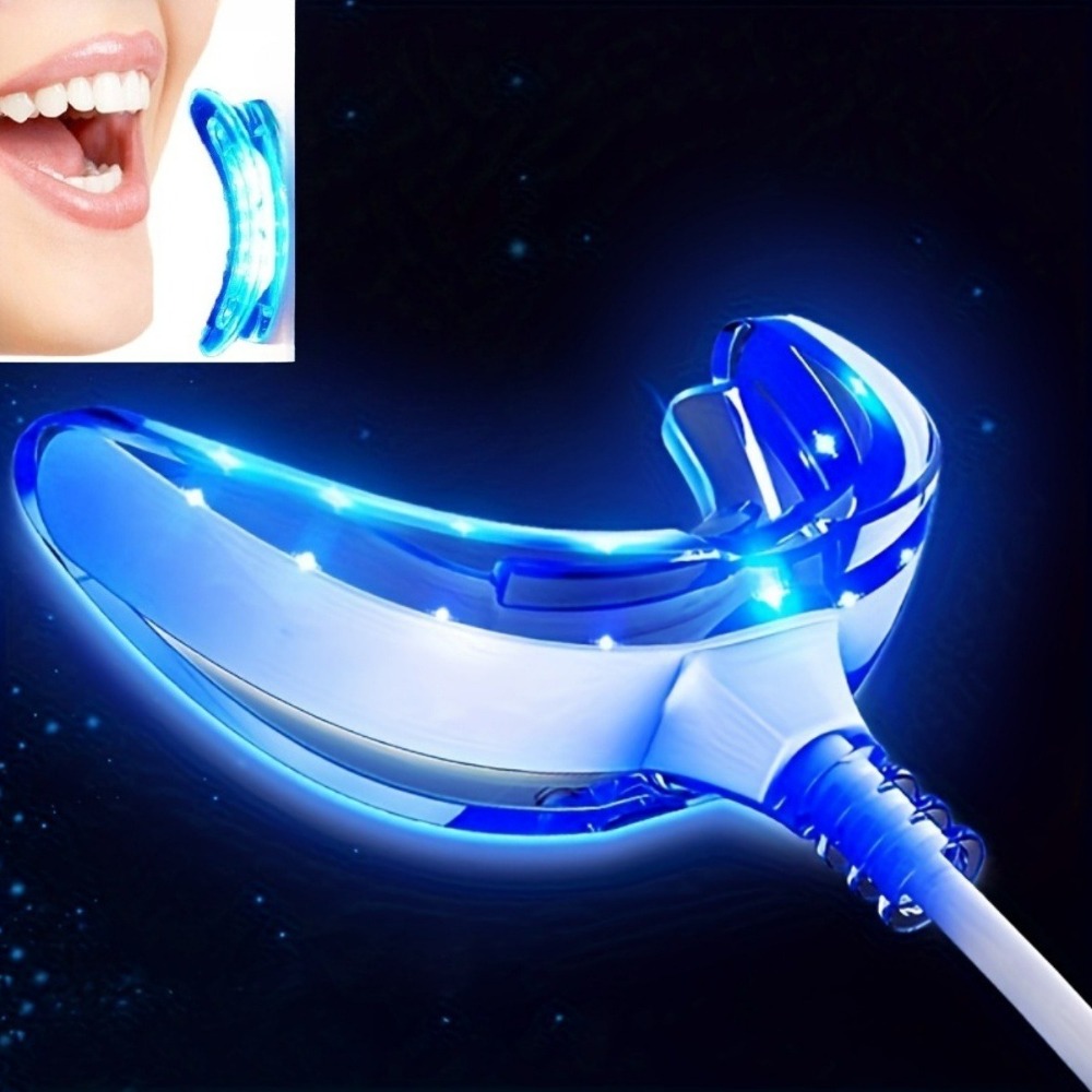 Teeth Whitening With Blue Light - Lâmpada de Clareamento Dental 3 em