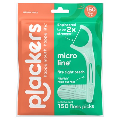 Dental Floss Picks - Fio Dental Micromint com Palito -