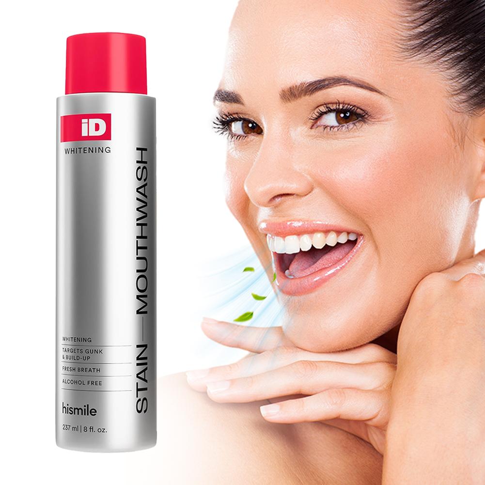 Teeth Whitening Mouthwash - Hismile iD Enxaguante Bucal Sem Álcool