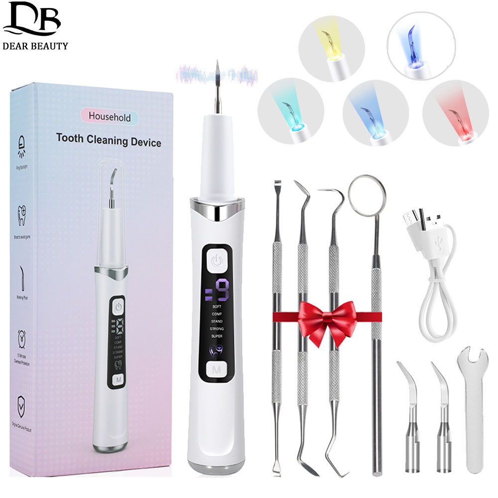 Teeth Whitening Mouthwash - Limpador de dentes ultrassônico com 5