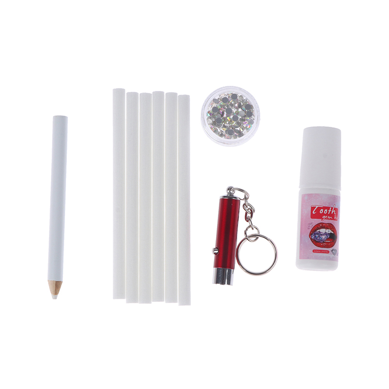 Dente dental Gem Set com cura  - Tooth Gem Kit avaliação e preço