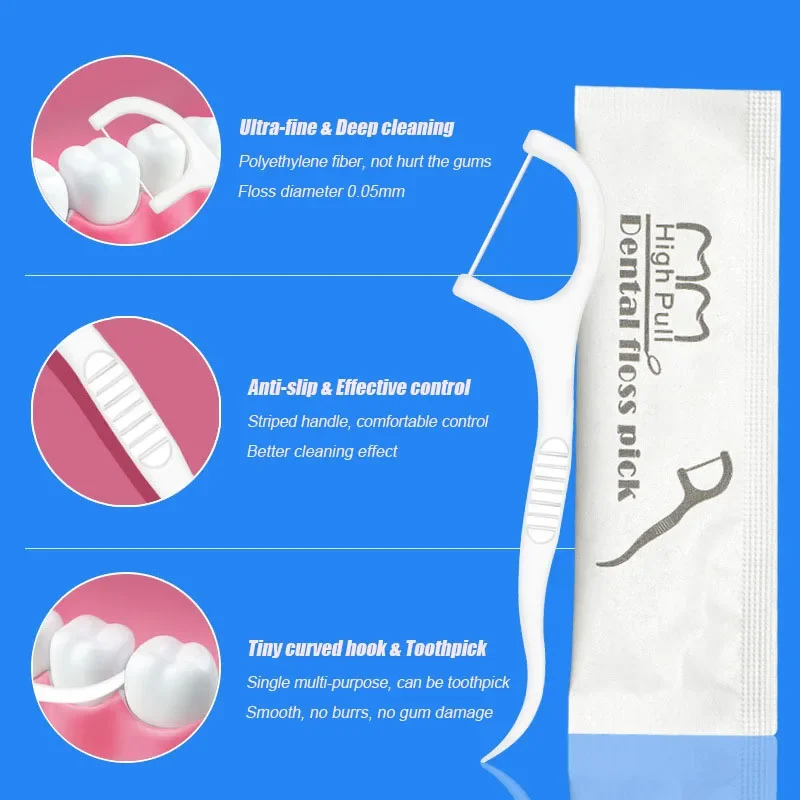 150 pçs fio dental flosser pic - Dental Floss Picks avaliação e preço