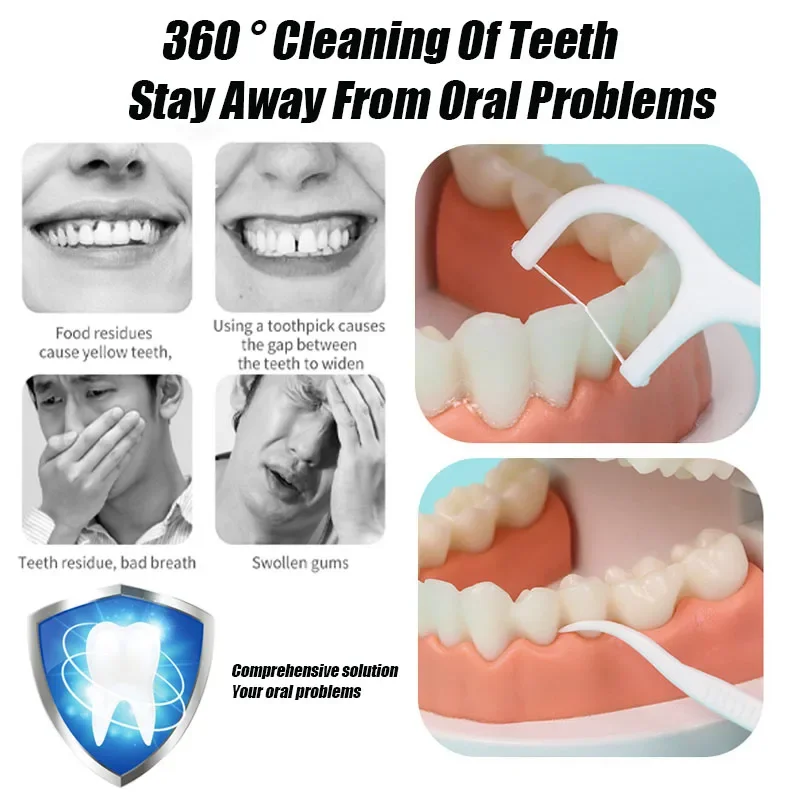 150 pçs fio dental flosser pic - Dental Floss Picks avaliação e preço