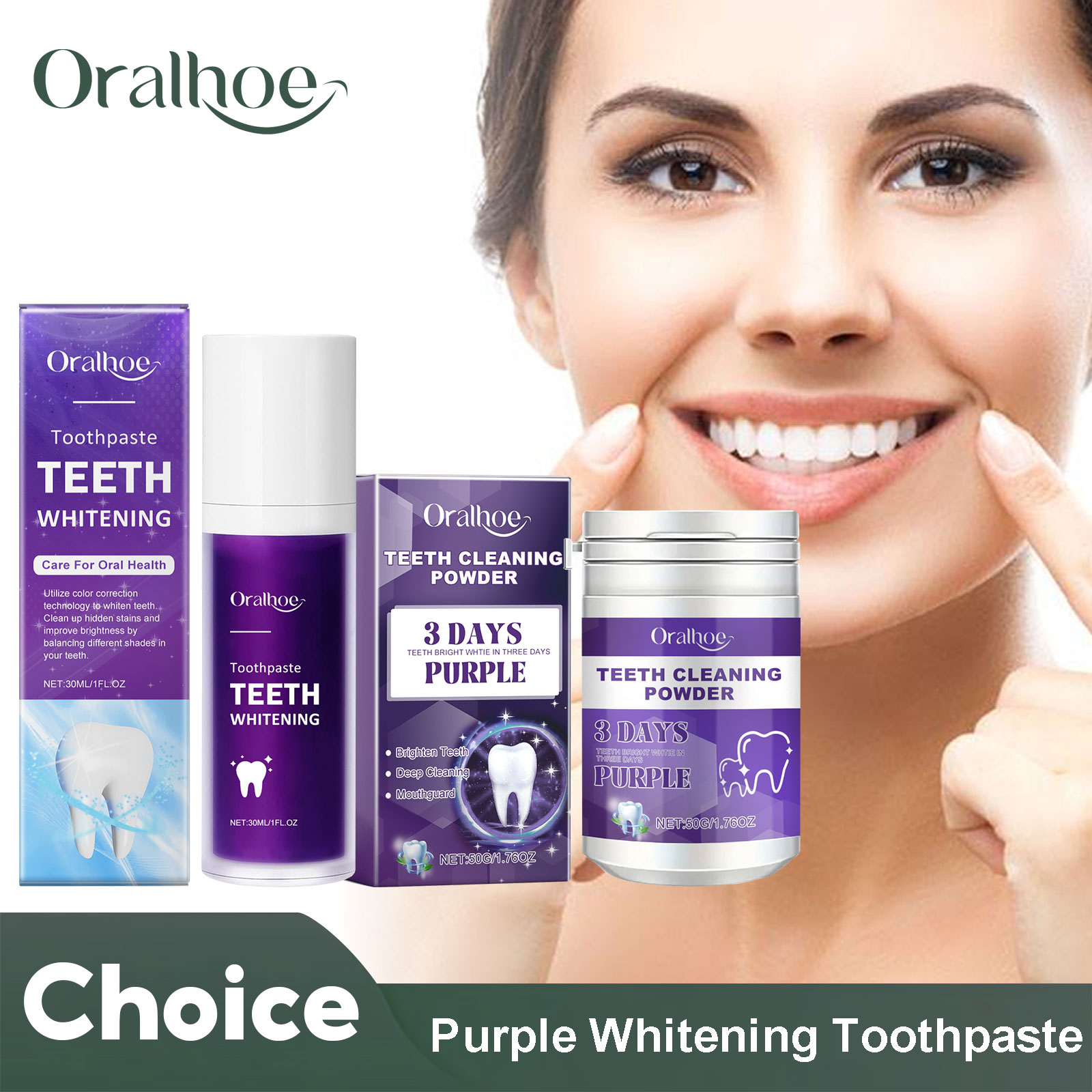 Corretor roxo para clareamento - Teeth Whitening Zimba avaliação e preço