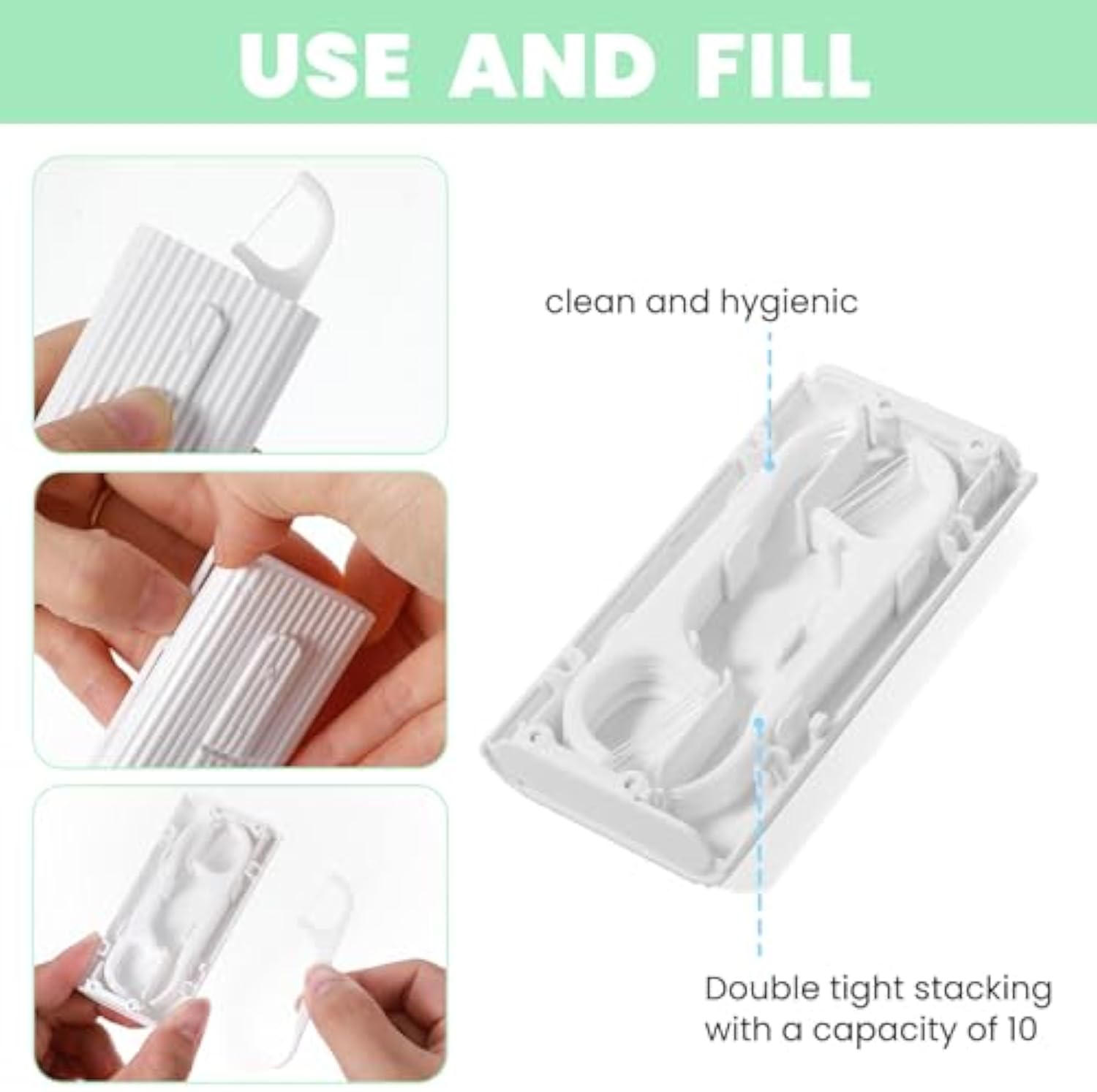 Dispensador Automático Portáti - Dental Floss Picks avaliação e preço