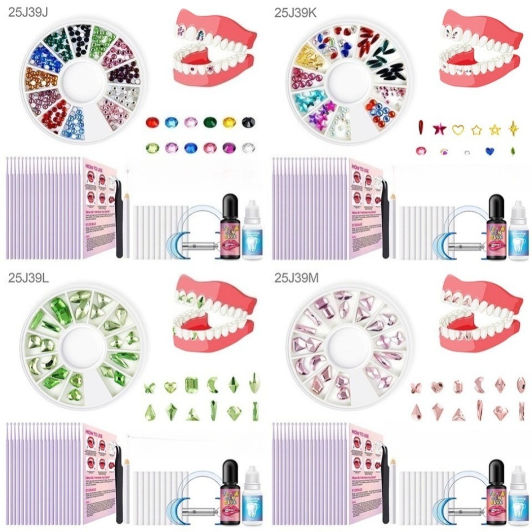 Diy dente gem kit jóias gemas  - Tooth Gem Kit avaliação e preço