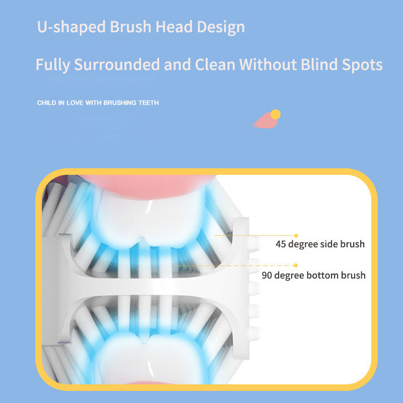 U Shaped Sonic Toothbrush elét - Teeth Whitening With Blue Light avaliação e preço