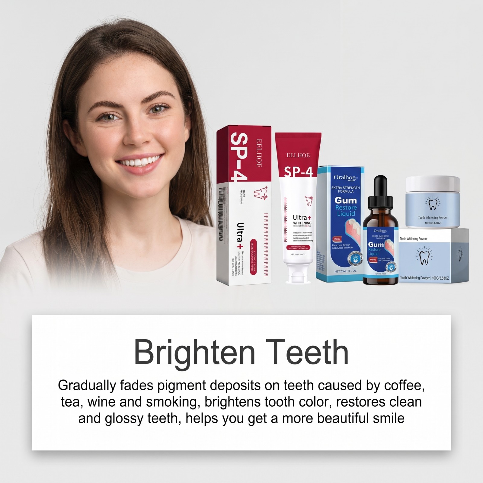 Kit de Cuidados Bucais: Pasta  - Teeth Whitening Zimba avaliação e preço