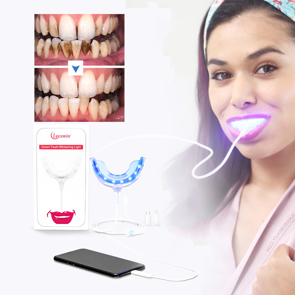 Luxsmile inteligente led clare - Teeth Whitening With Blue Light avaliação e preço