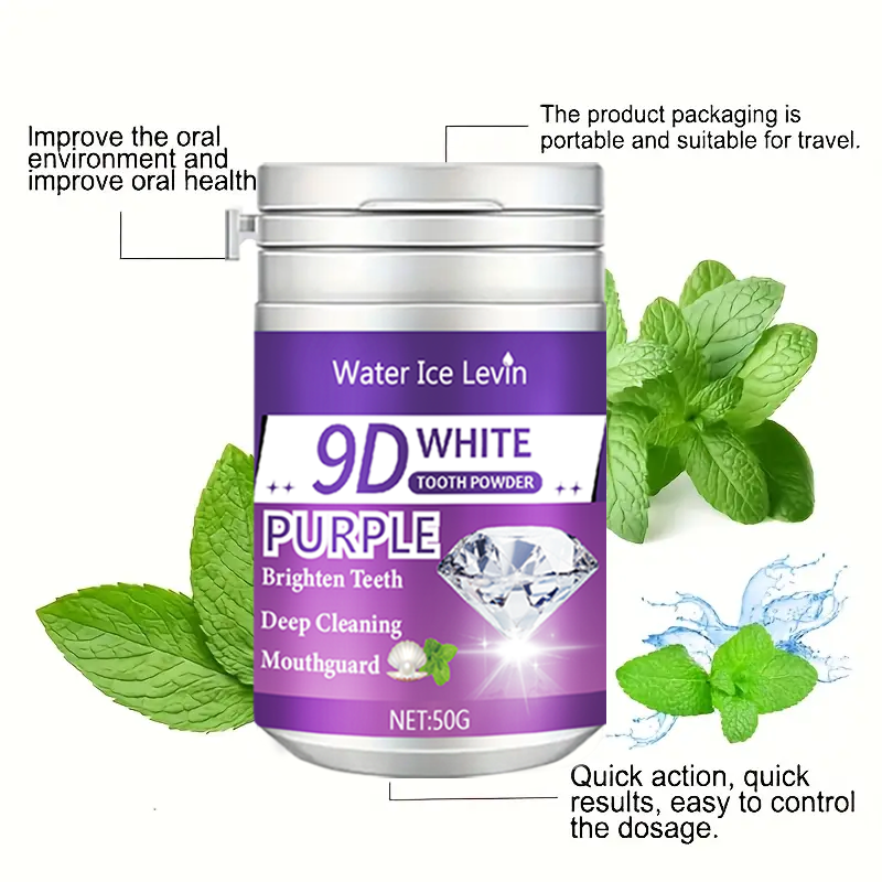 Pó de dente branco 9D ilumina  - Teeth Whitening Zimba avaliação e preço