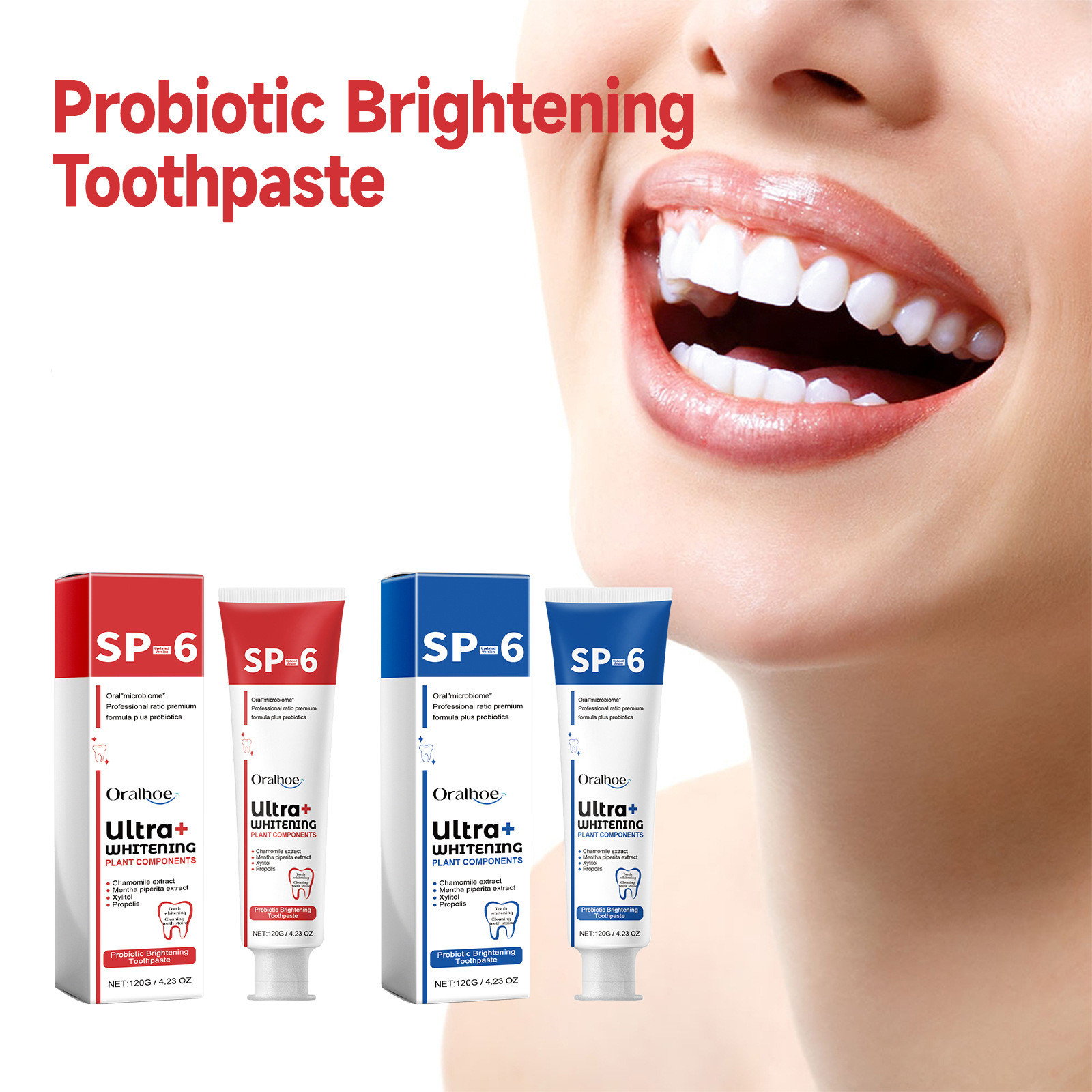 Creme dental clareador probiót - Teeth Whitening Enzymes avaliação e preço