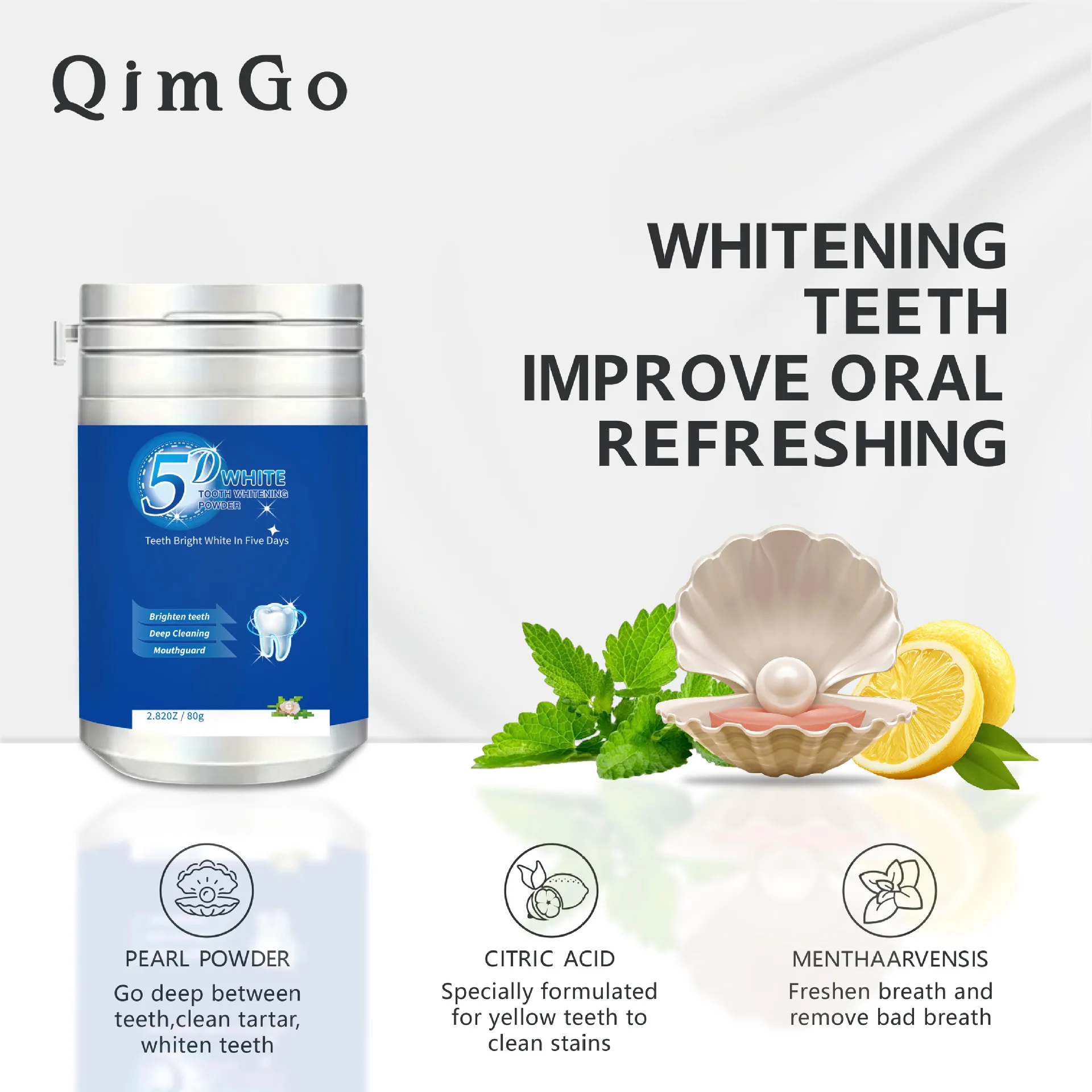 Pó Clareador Dental Enzimático - Teeth Whitening Enzymes avaliação e preço