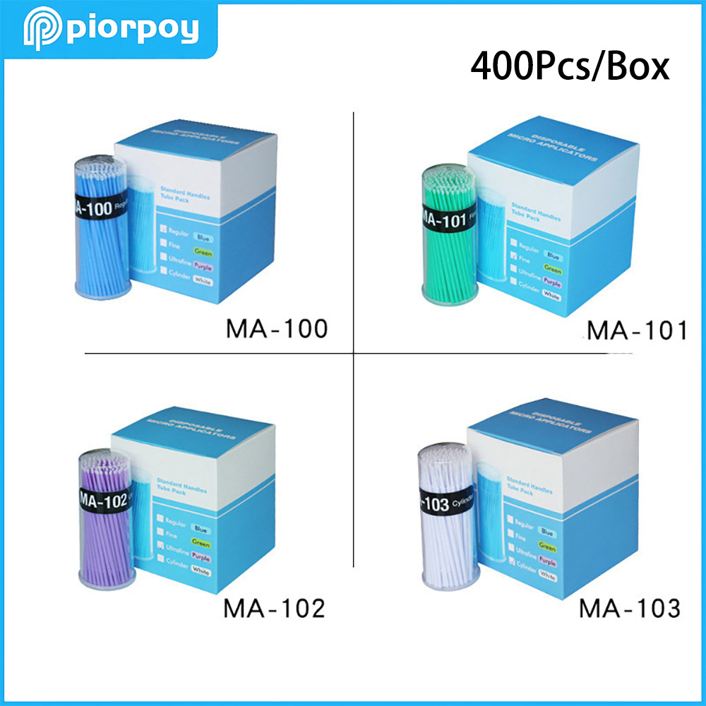 PIORPOY 400 Peças/Caixa Micro  - Teeth Whitening Brush avaliação e preço