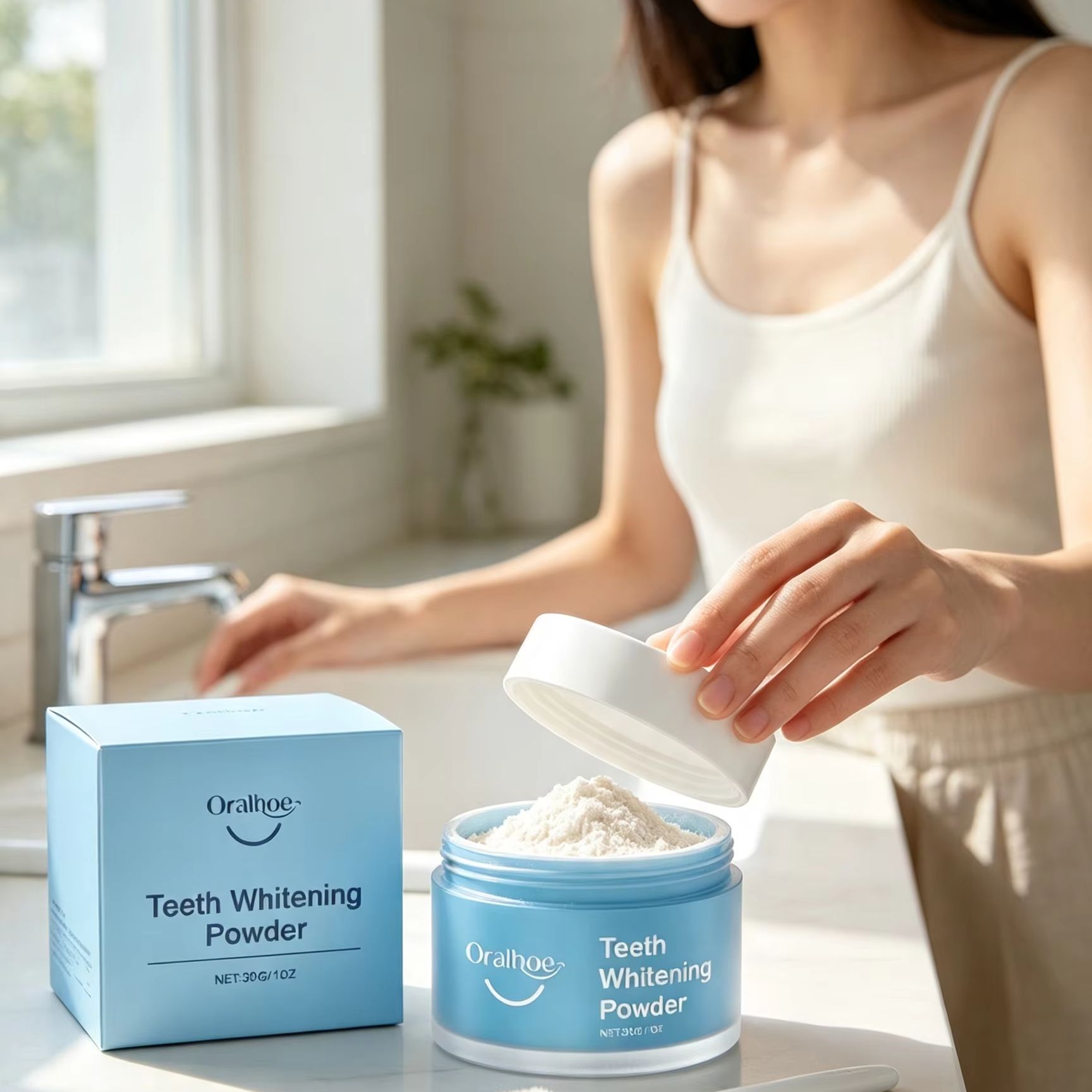 Pó Dental Oralhoe para Escovaç - Teeth Whitening Zimba avaliação e preço