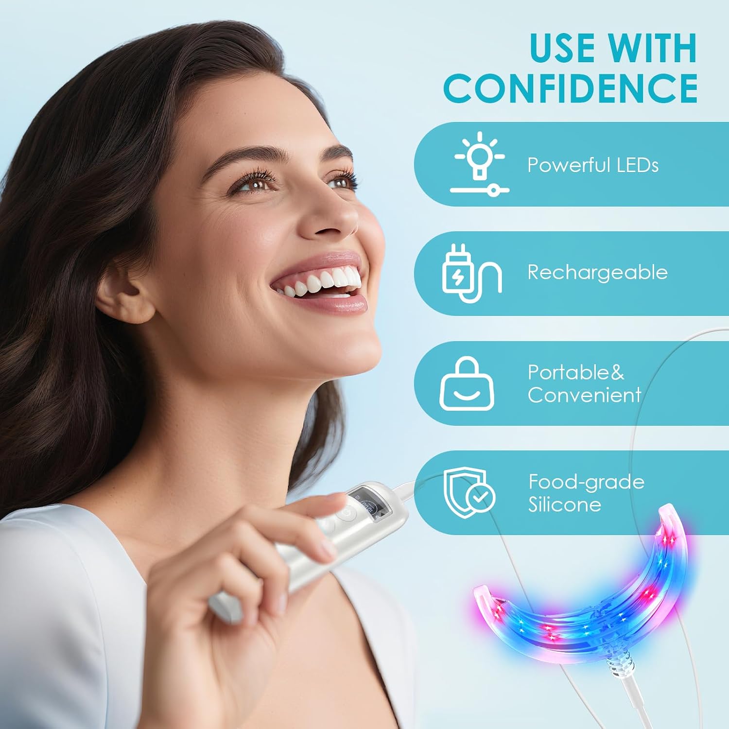 Acelerador de Clareamento Dent - Teeth Whitening With Blue Light avaliação e preço