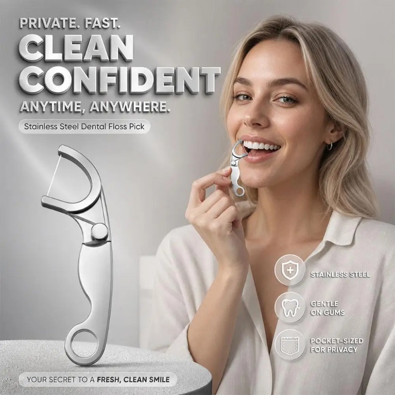 Palito de Dente Reutilizável d - Dental Floss Picks avaliação e preço