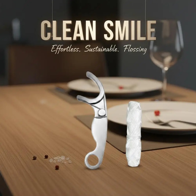 Palito de Dente Reutilizável d - Dental Floss Picks avaliação e preço
