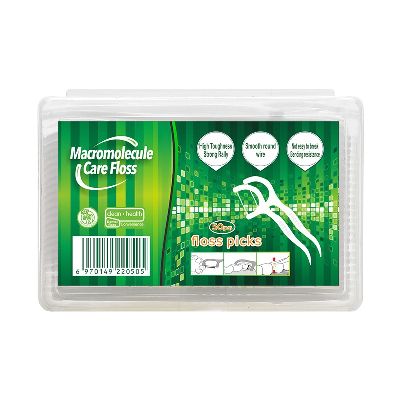 50 pçs fio dental flosser pica - Dental Floss Picks avaliação e preço