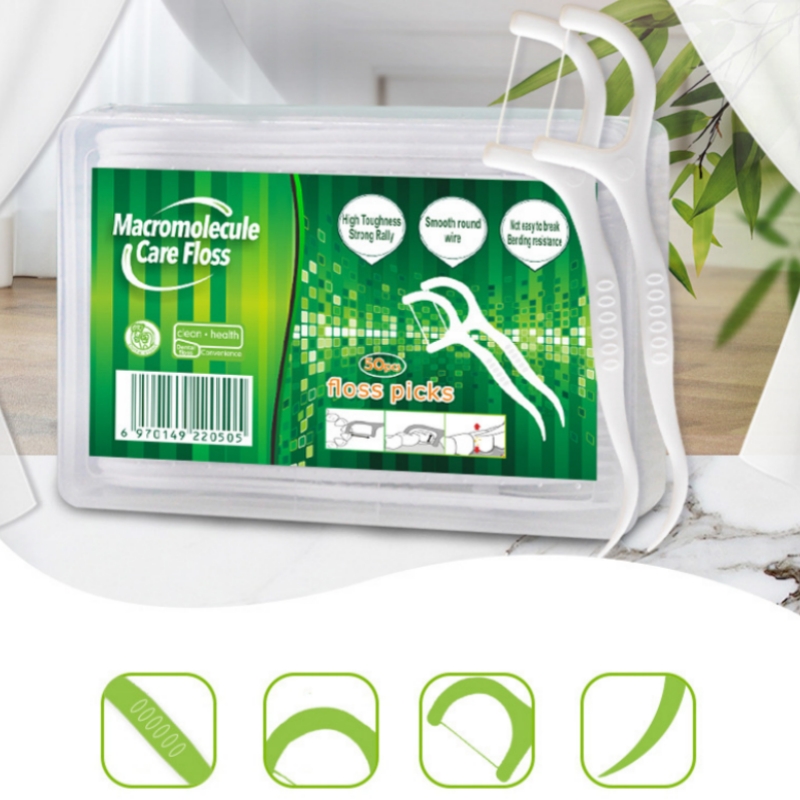 50 pçs fio dental flosser pica - Dental Floss Picks avaliação e preço