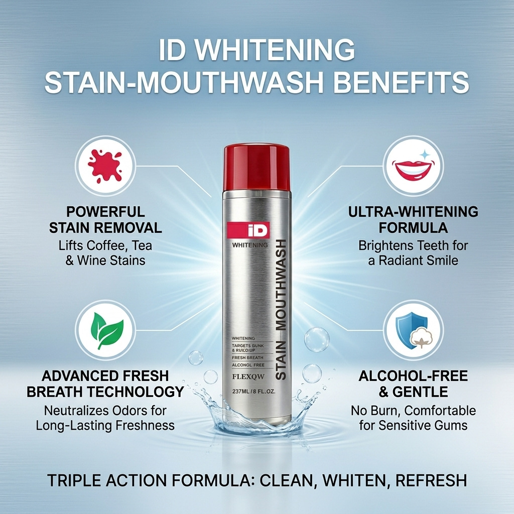 Enxaguante Bucal Clareador His - Teeth Whitening Mouthwash avaliação e preço