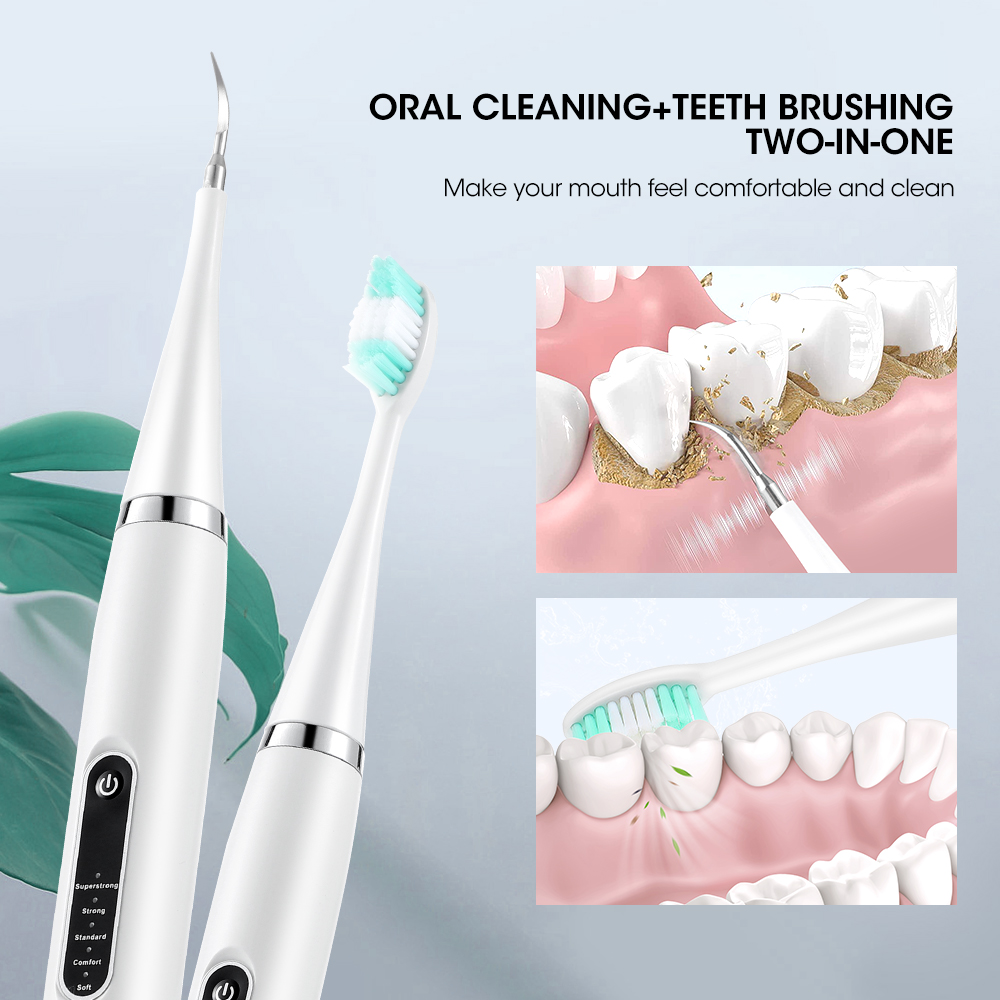 Scaler dental sonic elétrica 5 - Teeth Whitening Mouthwash avaliação e preço