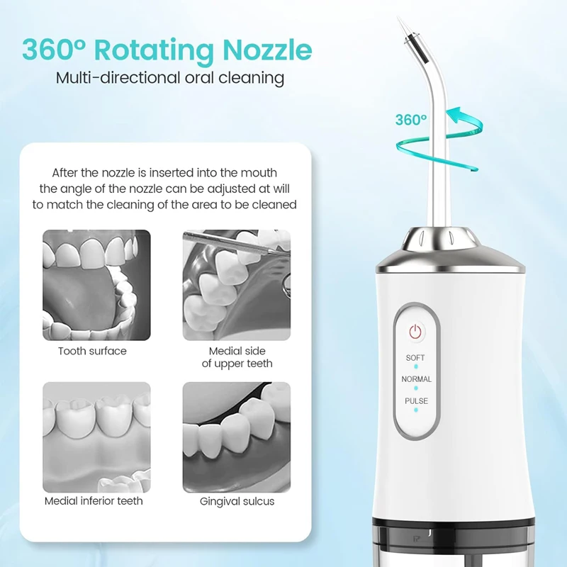 Irrigador Oral Portátil 2026:  - Dental Floss Picks avaliação e preço