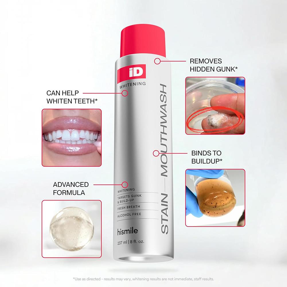 Hismile iD Enxaguante Bucal Se - Teeth Whitening Mouthwash avaliação e preço