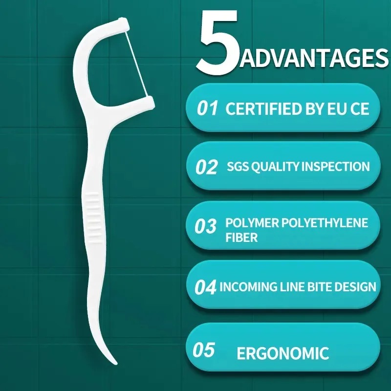 Palhetas descartáveis finas de - Dental Floss Picks avaliação e preço