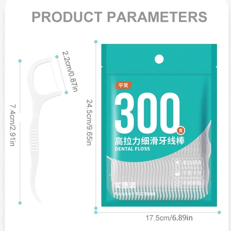 Palhetas descartáveis finas de - Dental Floss Picks avaliação e preço