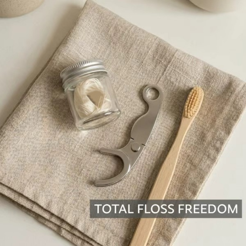 Palito de Dente Reutilizável d - Dental Floss Picks avaliação e preço