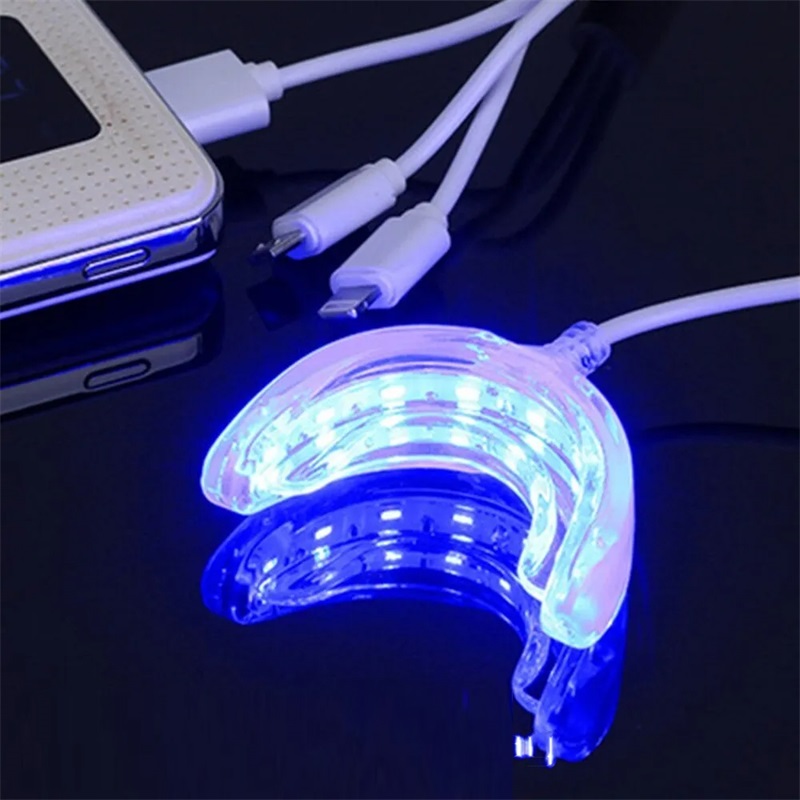 Acelerador de clareamento dent - Teeth Whitening With Blue Light avaliação e preço