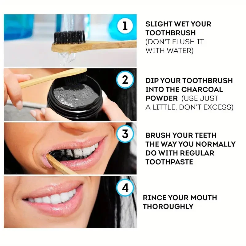 Dentes iluminando pó de clarea - Teeth Whitening Remedies avaliação e preço