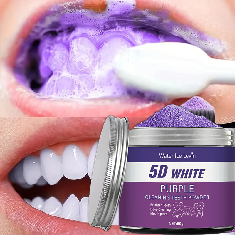 Pó roxo para clareamento dos d - Teeth Whitening Zimba avaliação e preço